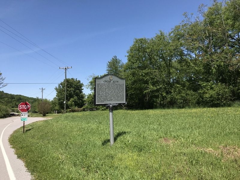 Cross Keys Marker. Click for full size. Cross Keys Marker image. Click for full size.