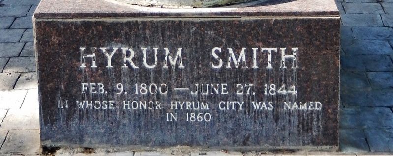 Hyrum Smith Marker image. Click for full size.