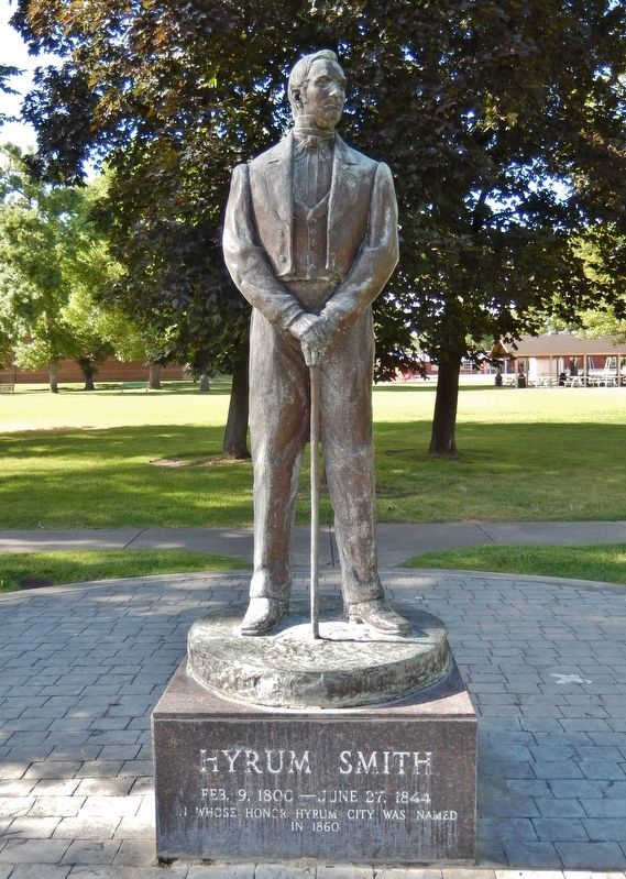 Hyrum Smith Marker image. Click for full size.