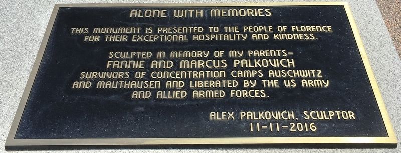 Alone With Memories Marker. Click for full size. Alone With Memories Marker image. Click for full size.