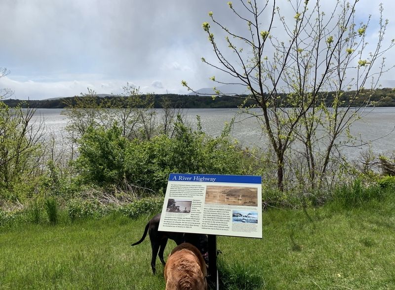 A River Highway Marker. Click for full size. A River Highway Marker image. Click for full size.
