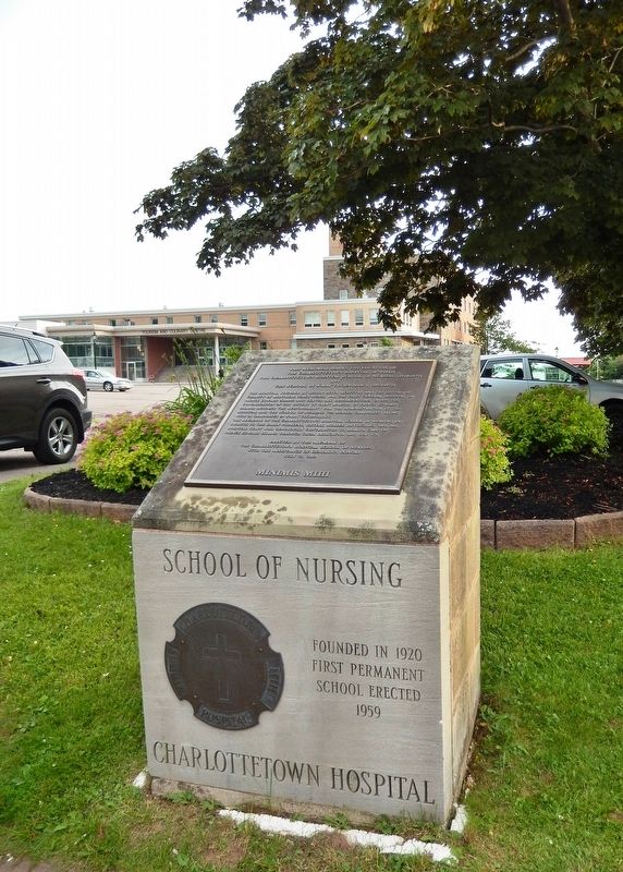 The Charlottetown Hospital (1879-1982) Marker image. Click for full size.