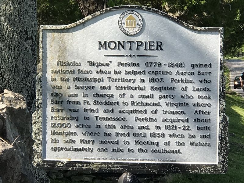 Montpier Marker image. Click for full size.