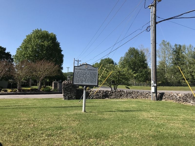Grassland Community Marker. Click for full size. Grassland Community Marker image. Click for full size.