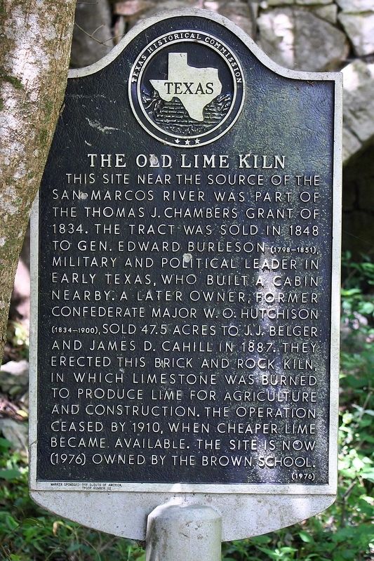 The Old Lime Kiln Marker image. Click for full size.