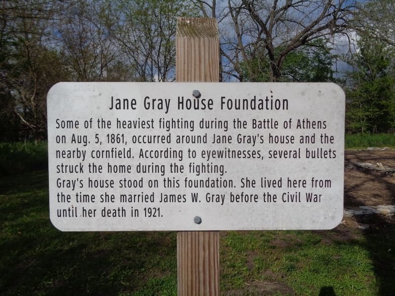 Jane Gray House Foundation Marker image. Click for full size.