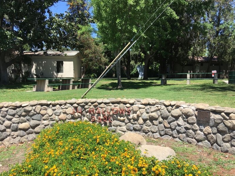 Mallows Park and Marker image. Click for full size.
