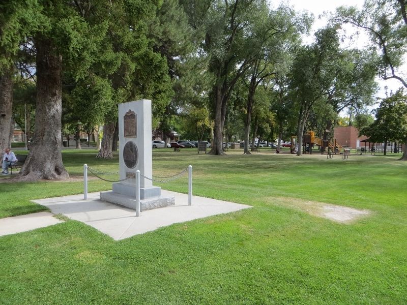 First Free Public School Marker image. Click for full size.