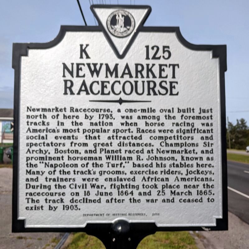 Newmarket Racecourse Marker image. Click for full size.