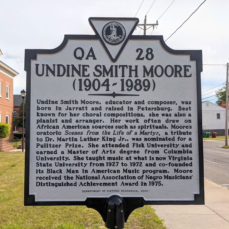 Undine Smith Moore Marker image. Click for full size.