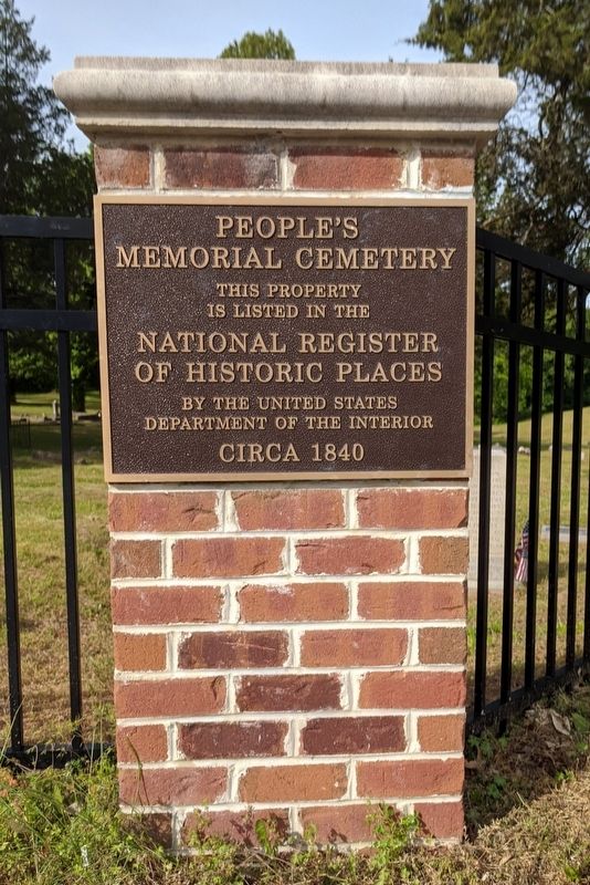 People's Memorial Cemetery image. Click for full size.