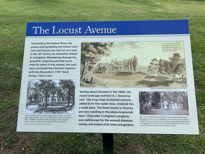 The Locust Avenue Marker image. Click for full size.