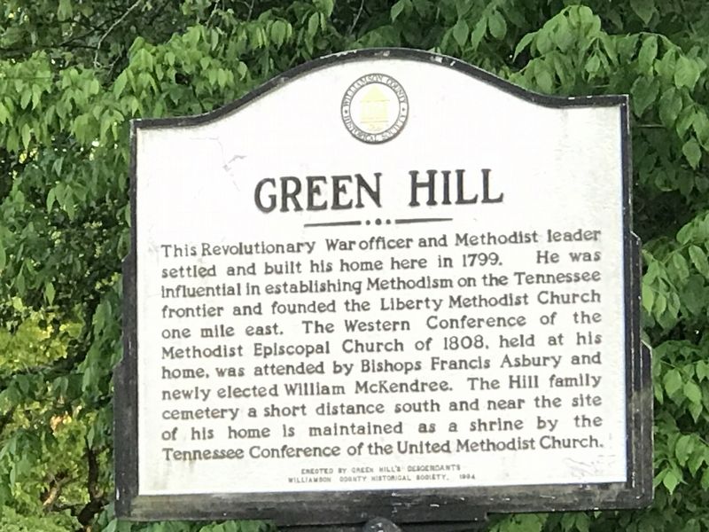 Green Hill Marker image. Click for full size.