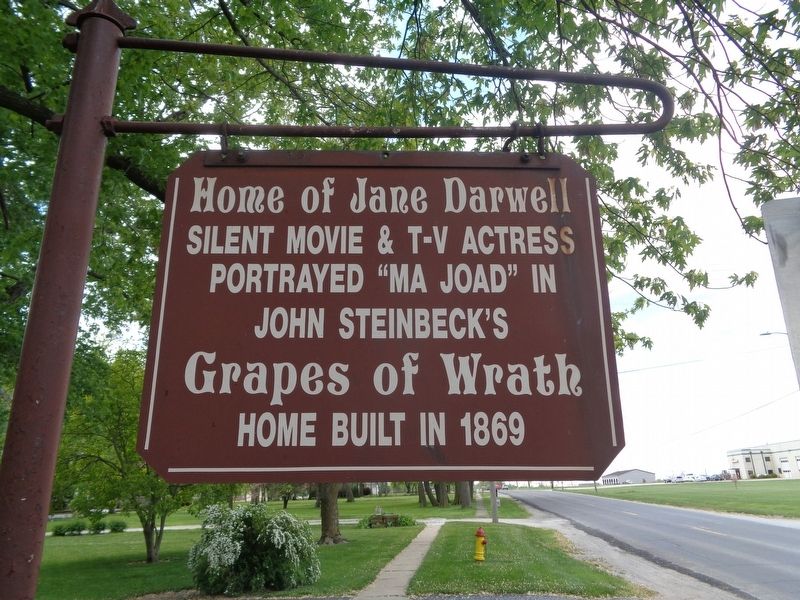 Home of Jane Darwell Marker image. Click for full size.