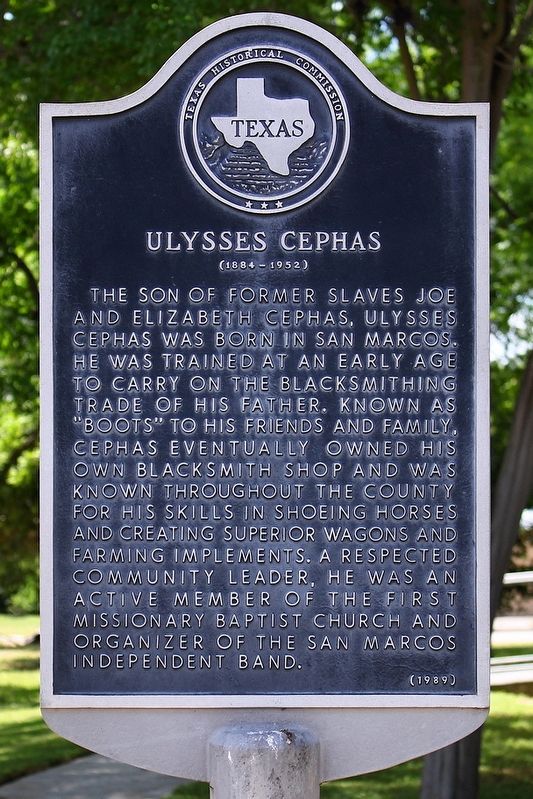 Ulysses Cephas Marker image. Click for full size.