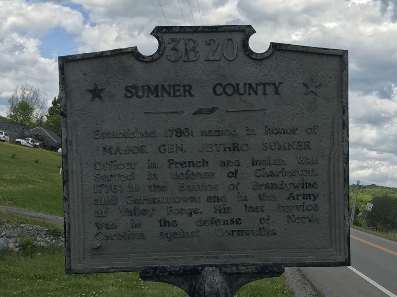 Sumner County / Trousdale County Marker image. Click for full size.