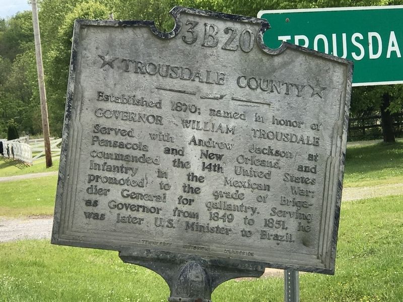 Sumner County / Trousdale County Marker image. Click for full size.