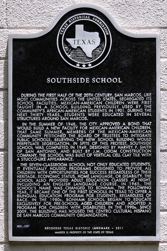Southside School Marker image. Click for full size.