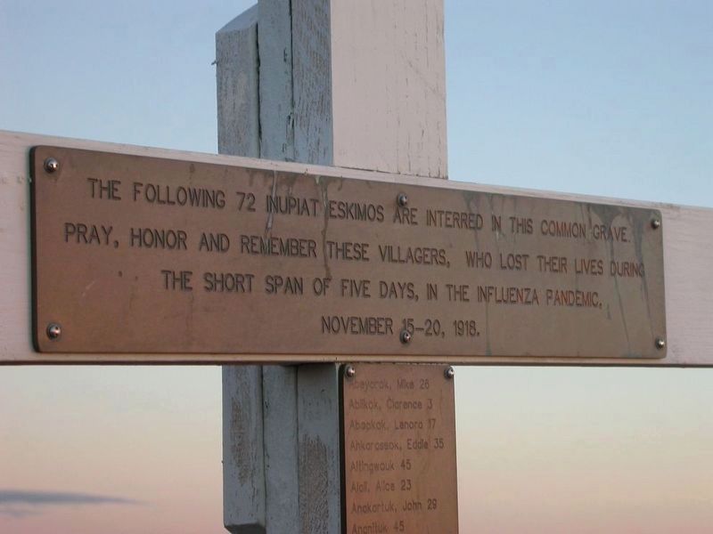 Brevig Mission Memorial Cross image. Click for full size.