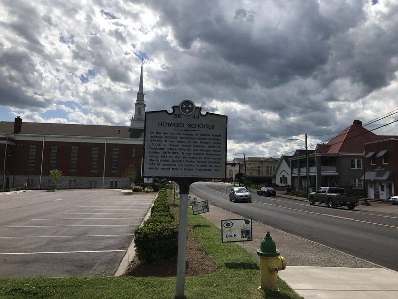 Howard Schools Marker image. Click for full size.