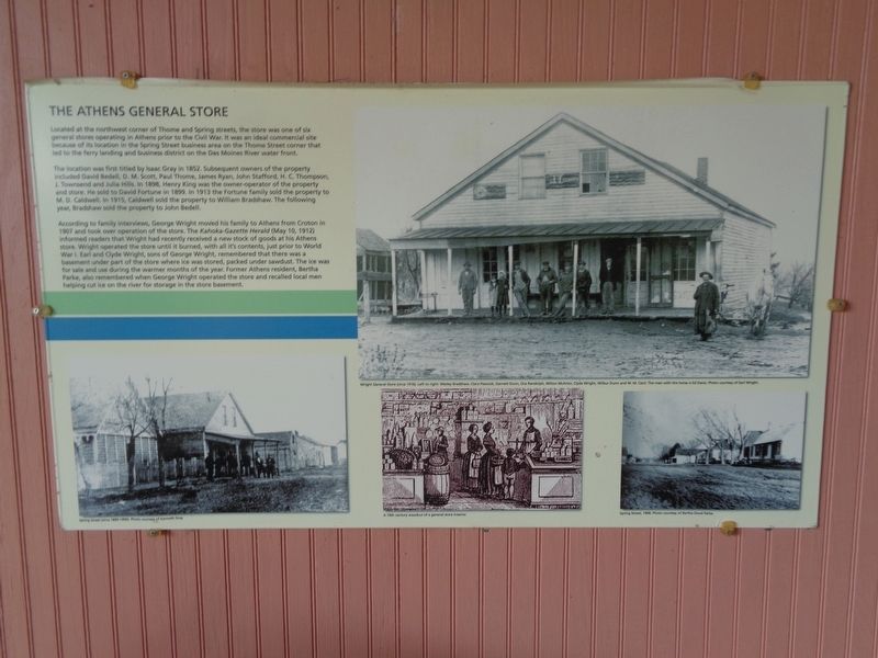 The Athens General Store Marker image. Click for full size.