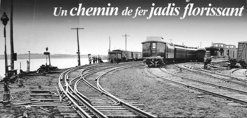 Marker detail: Train Yard on the Charlottetown Waterfront. Click for full size. Marker detail: Train Yard on the Charlottetown Waterfront image. Click for full size.