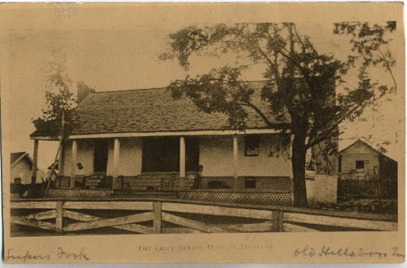 Early home of Thomas Hart Benton. Click for full size. Early home of Thomas Hart Benton image. Click for full size.
