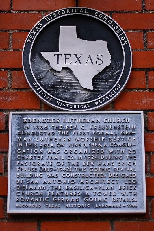 Ebenezer Lutheran Church Marker image. Click for full size.