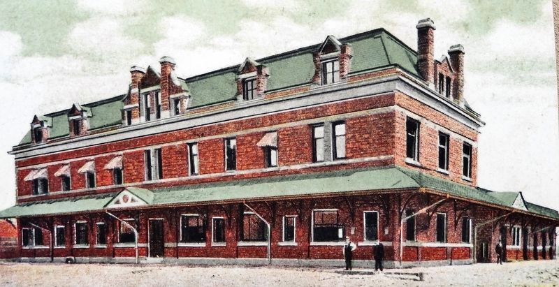 Marker detail: Charlottetown Train Station. Click for full size. Marker detail: Charlottetown Train Station image. Click for full size.