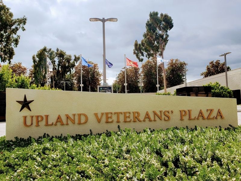 Upland Veterans' Plaza image. Click for full size.