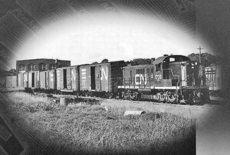 Marker detail: Charlottetown Railyard on the Waterfront. Click for full size. Marker detail: Charlottetown Railyard on the Waterfront image. Click for full size.