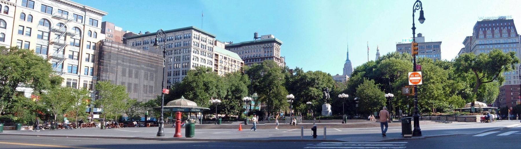 Union Square at East 14th Street. Click for full size. Union Square at East 14th Street image. Click for full size.