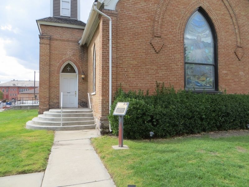 First Presbyterian Church of American Fork Marker. Click for full size. First Presbyterian Church of American Fork Marker image. Click for full size.