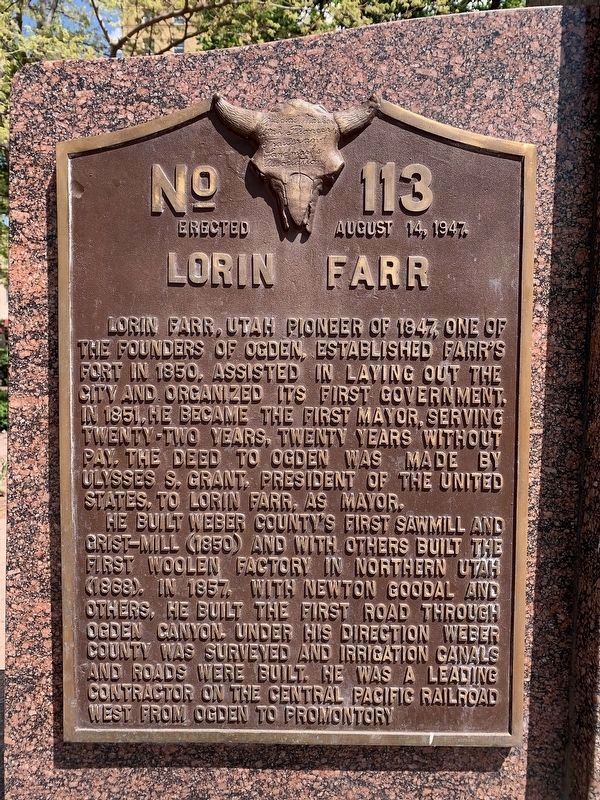 Lorin Farr - Marker on Left image. Click for full size.