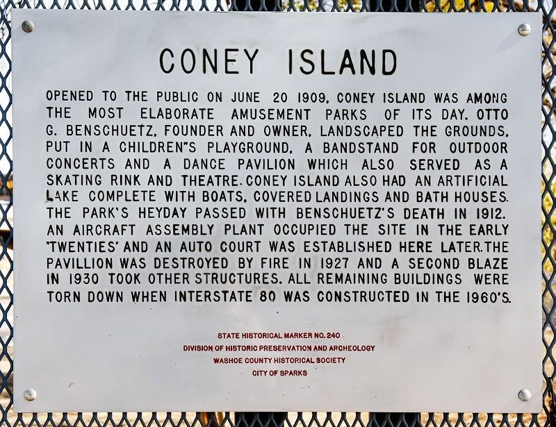 Coney Island Marker image. Click for full size.