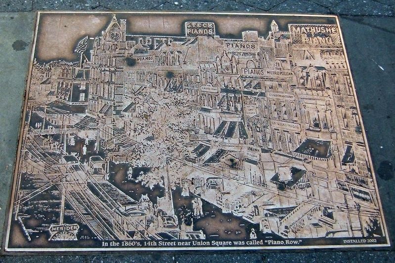Union Square History plaque 14. Click for full size. Union Square History plaque 14 image. Click for full size.