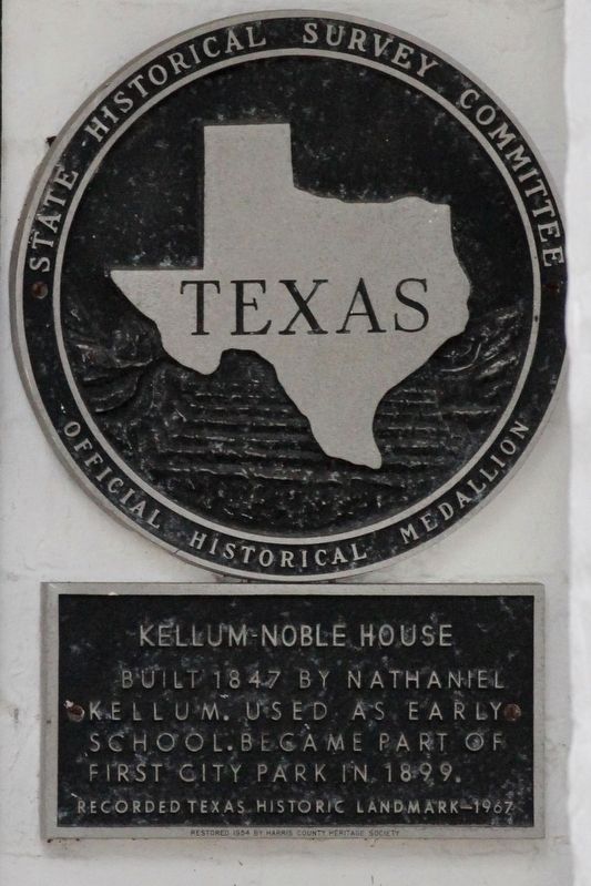 Kellum-Noble House Marker image. Click for full size.