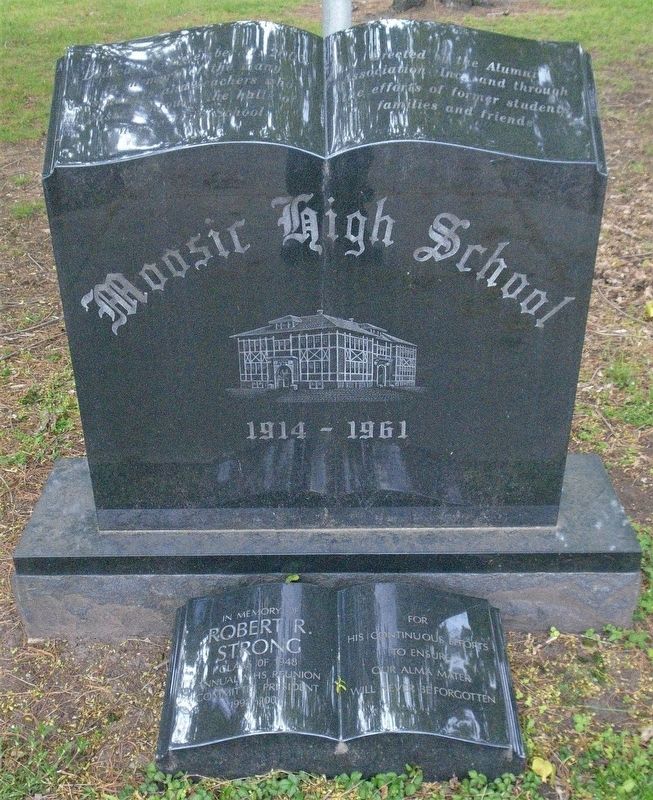 Moosic High School Marker image. Click for full size.