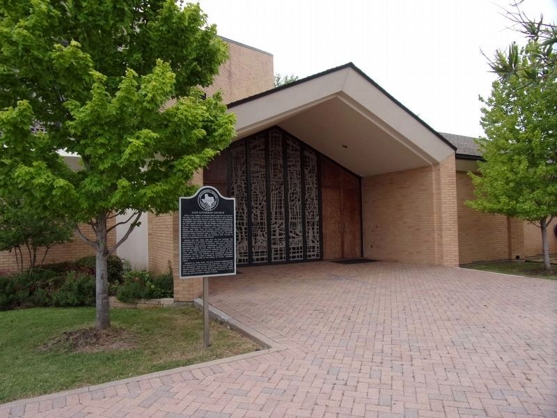Zion Lutheran Church Marker. Click for full size. Zion Lutheran Church Marker image. Click for full size.
