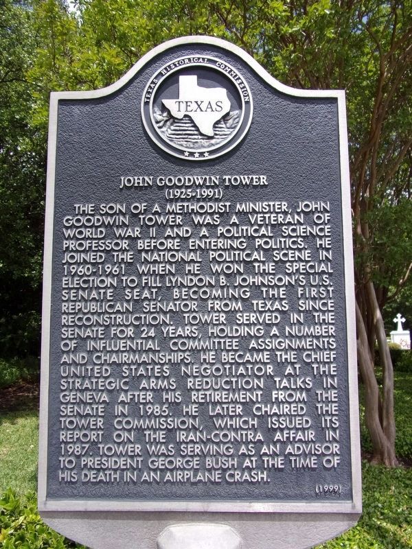 John Goodwin Tower Marker image. Click for full size.