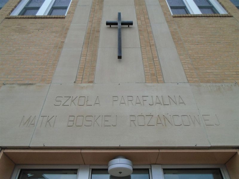 Holy Rosary Parish School Entrance image. Click for full size.