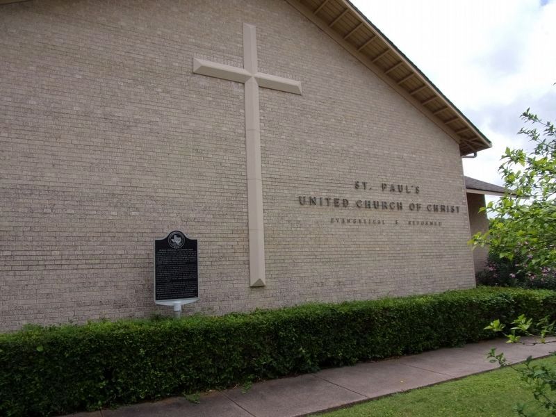 St. Paul's Evangelical and Reformed Church Marker. Click for full size. St. Paul's Evangelical and Reformed Church Marker image. Click for full size.