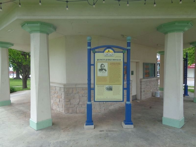 Quincy's Judge Douglas Marker image. Click for full size.