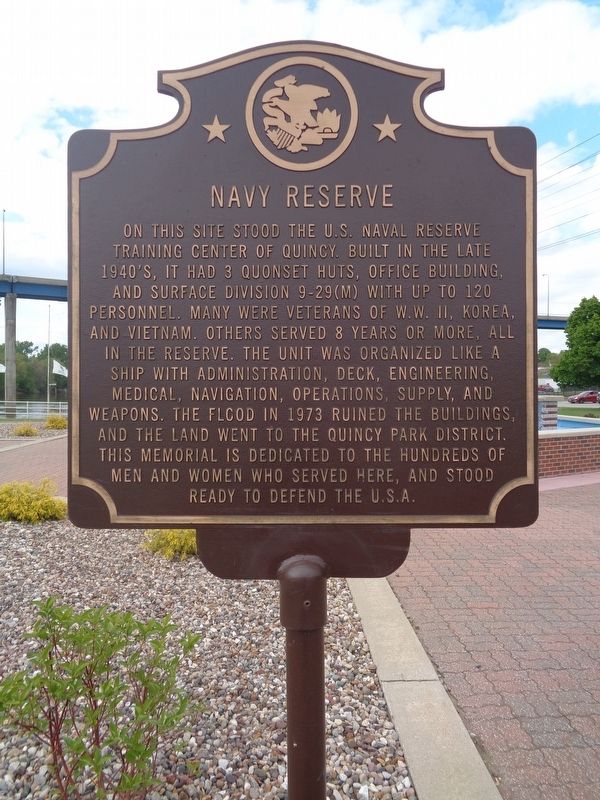 Navy Reserve Marker image. Click for full size.