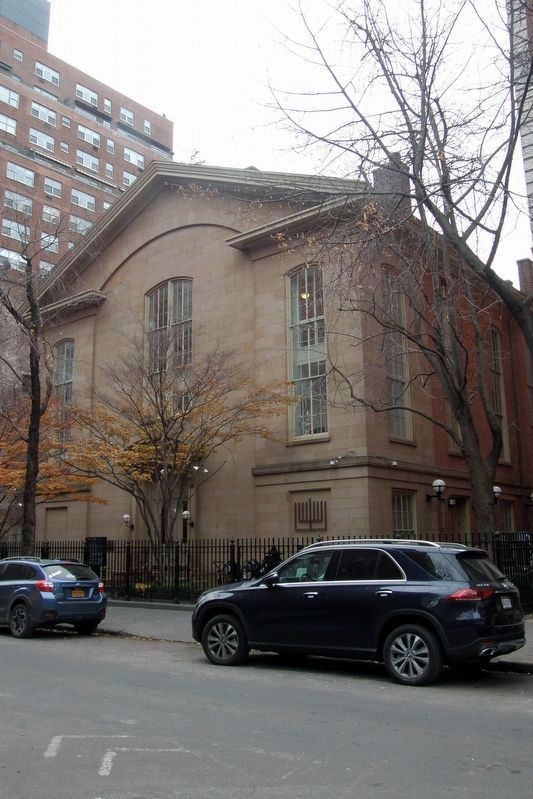 The Brotherhood Synagogue/originally Friends Meeting House. Click for full size. The Brotherhood Synagogue/originally Friends Meeting House image. Click for full size.
