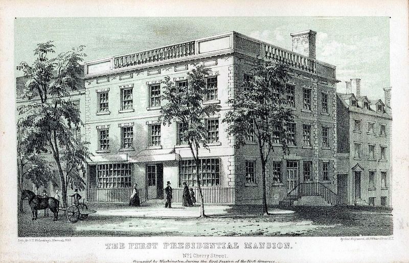 First Presidential Mansion, the Samuel Osgood House image. Click for full size.