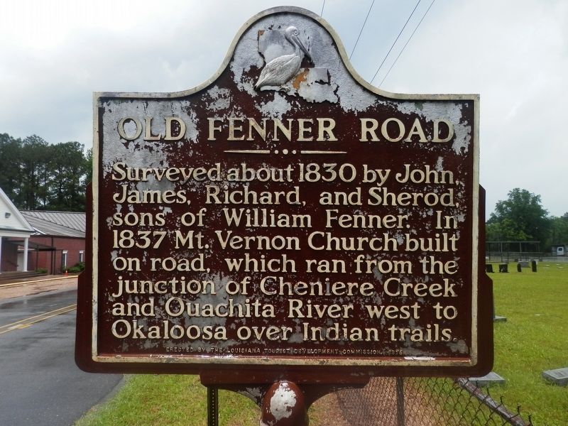 Old Fenner Road Marker image. Click for full size.