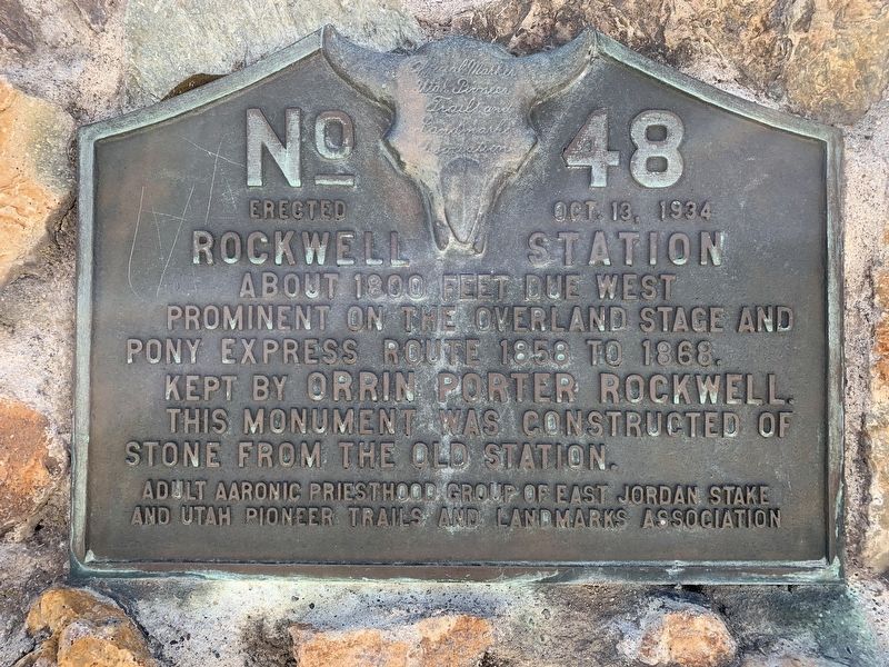Rockwell Station Marker image. Click for full size.