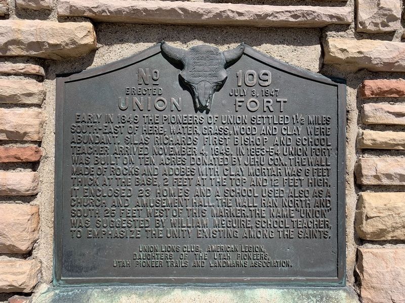 Union Fort Marker image. Click for full size.