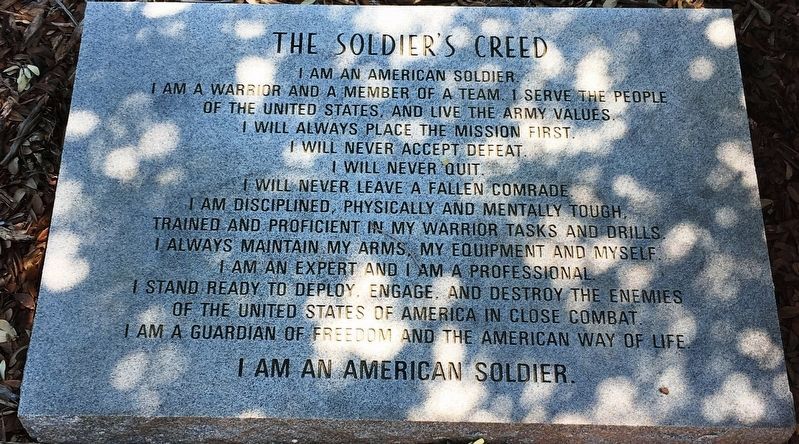 The Soldier’s Creed image. Click for full size.